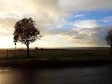 Irgendwann wurde es dunkler und es war an der Zeit so langsam Feierabend zu machen. Noch ein nettes Foto aus dem Auto heraus auf die Ebeltoft Vig und ab nach Hause. Für den nächsten Tag war leider wieder reichlich Wind und Regen angesagt.